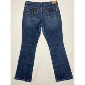 Levi's 515 Boot Cut Women's Jeans 8M Medium Wash Pocket Flap Barn Jeans Levi
